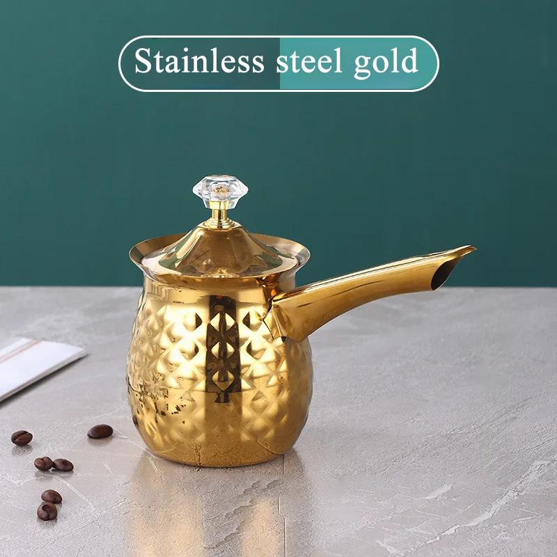 Stainless Steel Latte Art Cup with Pointed Mouth, Taukye Hand Coffee Pot, Coffee Cup, Milk Frother Jar, Latte Art Jar