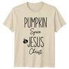 Pumpkin Spice Jesus Christ Fall Faith Cultural Unisexs Unisexs Graphic Tee