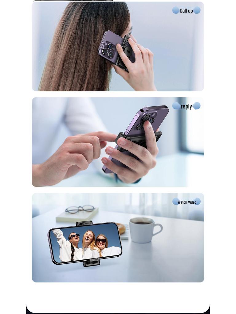 Smart P03 AI Gimbal Stabilizer: 360° Face Tracking, Anti-Shake for Live Streaming & Photography