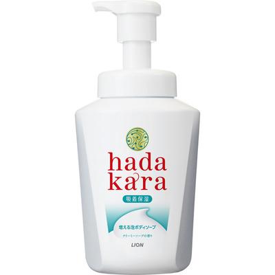 Lion Lion Hadakara Hadakara Körperseife, Seifenblasen-Typ, cremige Seife, Duftkörper, 550 ml [Körperseife]