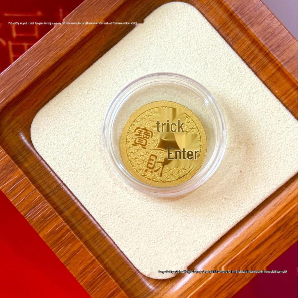 Pure Gold 999 Horse Year Phone Sticker for Wealth and Health - Popular Douyin Live Seller