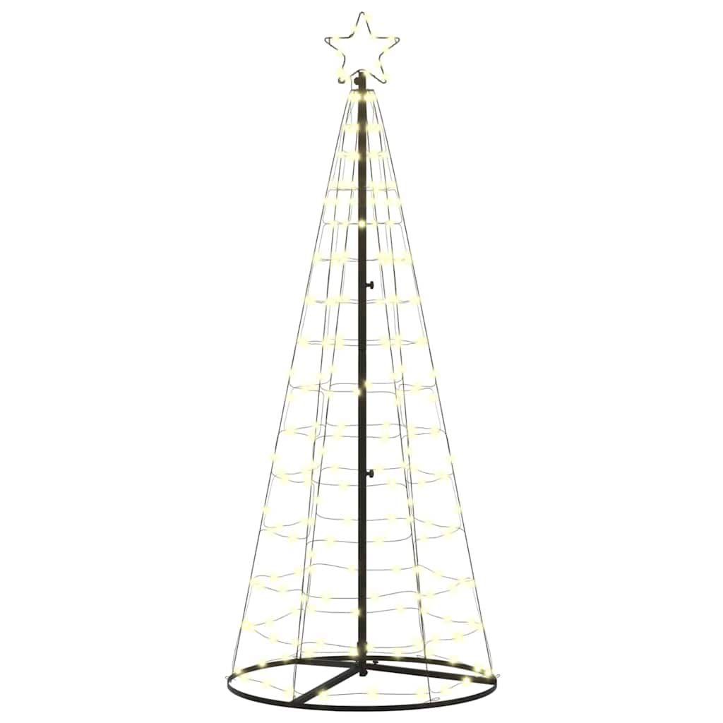 LED Christmas Tree with 390 Warm White LEDs 250 Cm Iron