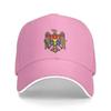 Punk Coat Of Arms Of Moldova Baseball Cap Men Women Breathable Dad Hat Sun Protection