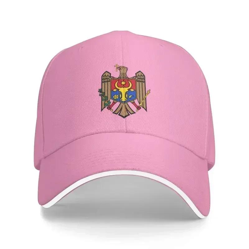 Punk Coat Of Arms Of Moldova Baseball Cap Men Women Breathable Dad Hat Sun Protection