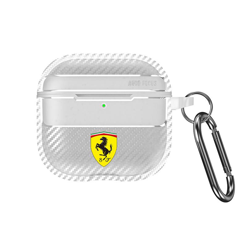 Carbon Fiber Pattern Bluetooth Headphone Shell Protective Case for Air pods 1/2/3/4/5 Pro2 For Ferrari 308 GT4 328 GTB GTS F355 HS4