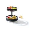 Mayaj Fruit Basket 2-Tier Black Steel 30X31 Cm