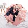 1pc Pink Ribbon Cat Ear Umbrella - Automatic Opening, Foldable Design, Outdoor Use, Festival Gift for Fans and Travelers.I077