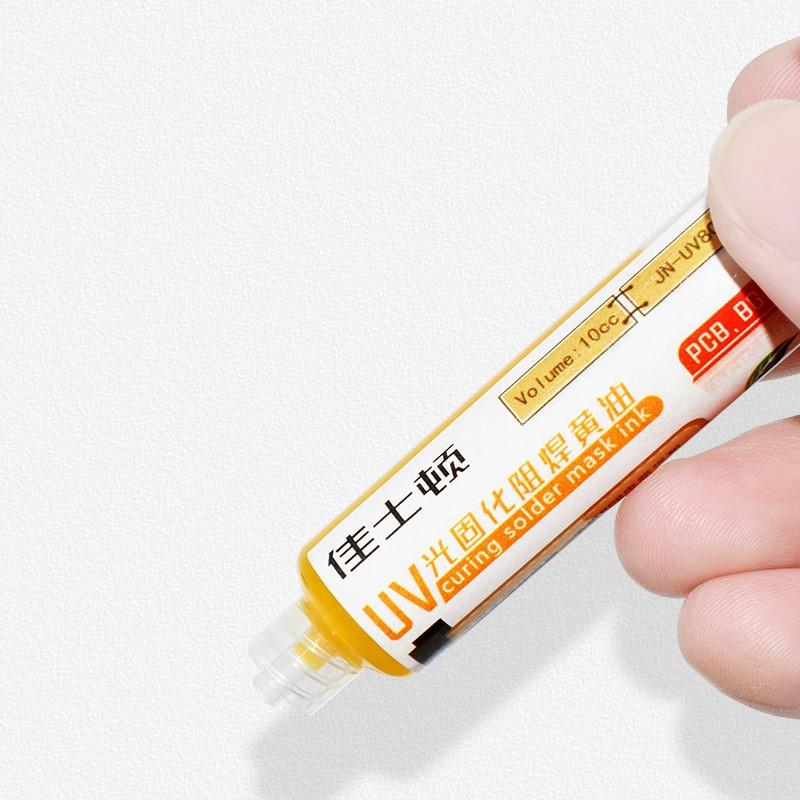 Cerneală de pastă de mască de lipit cu întărire UV de 10cc pentru placa de circuite PCB BGA izolatoare Protejează pastă de lipit Flux ulei