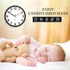 12-Inch Wall Clock | Analog Operation | Durable Polypropylene Construction | Silent Precision | Battery-Powered