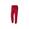 Men's NBA Brooklyn Nets Contrasting Colors Logo Fleece Lacing Sports Pants/Trousers/Joggers Red DC0897-657