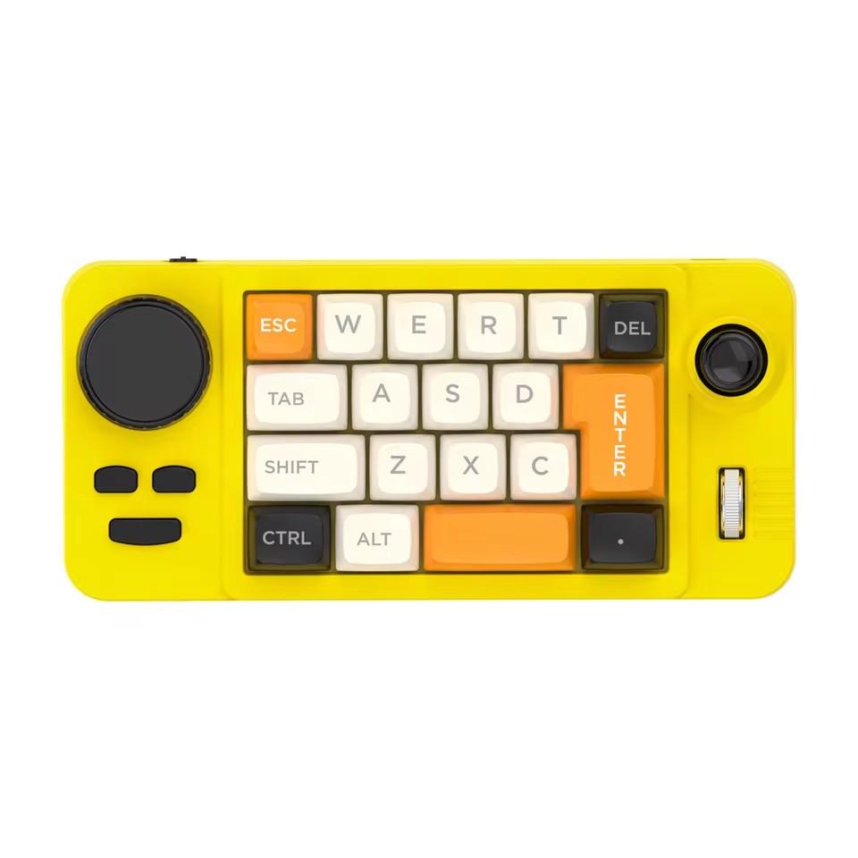 Hot Swap Wired Mechanical Keyboard with Volume Scroll Jostic 19Keys Programmer Keypad for Computer Laptop