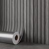 Thickened Faux Grille Self-Adhesive Fluted Panel Wallpaper Waterproof MoistureProof Home Accent Wall Renovation Sticker