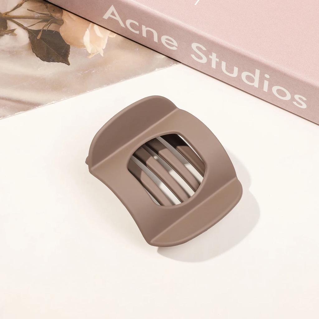 Nouvelles grandes et petites pinces à cheveux en PC pour femmes, accessoires pour cheveux antidérapants, épingles à cheveux vintage en forme d'arc en forme de griffe de canard, barrettes pour filles