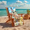 1Pc Adventure High Seas Beach Towel, Quick Dry, Multi-Use for Beach Pool Gym Yoga Home Travel, Christmas, Halloween, Xmas Gift S929135