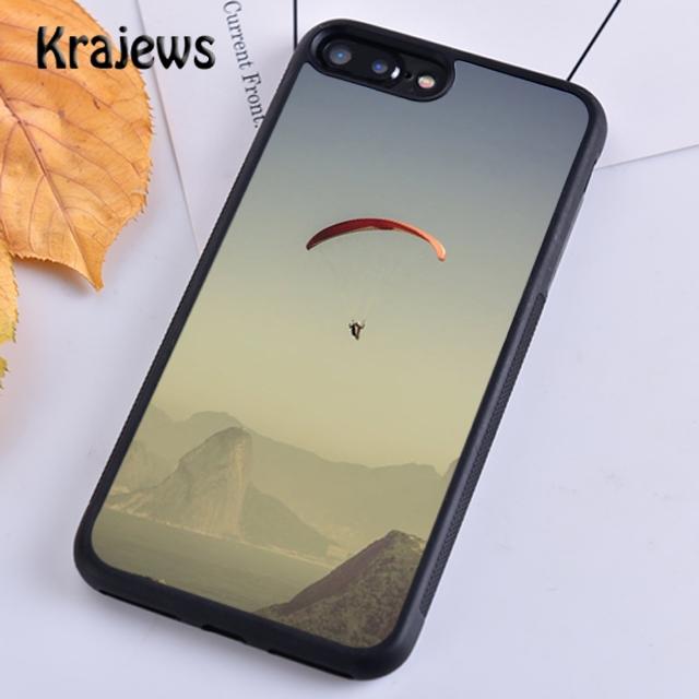 

Krajews Paragliding Sport Paraglider Phone Case Cover For iPhone 17 Air 16 15 14 plus 12 13 pro max Fundas iPhone 12or12pro