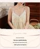 Women's Summer Lace Nightgown with Chest Pad - Wearable As Homewear or Dress