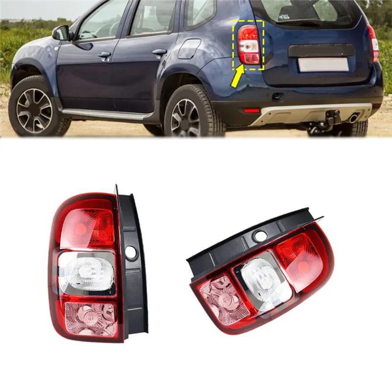 NEW-Rear Tail Light Auto Brake Light Warning Signal Lamp Without Bulbs For Renault Dacia Duster 2013- 2017