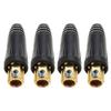 2Pcs Welding Cable Quick Connector Pair 200Amp-300Amp (#4-#1) 35-50 SQMM for Welder Machine Accessories