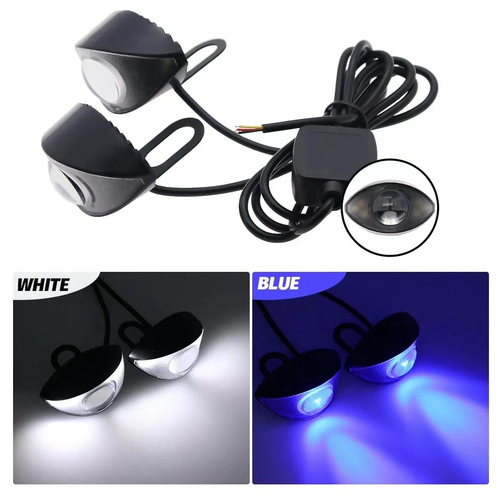 

Waterproof Motorcycle Rearview Mirror Lights High-Brightness LED Eagle Bulbs Turn Signal Brake Light Headlight Strobe Light 2PCS