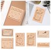 Decorative Wood Stamp Vintage Design Compact Scrapbooking Supplies Multipurpose for Diary Scrapbook Photo Album Drawing Painting