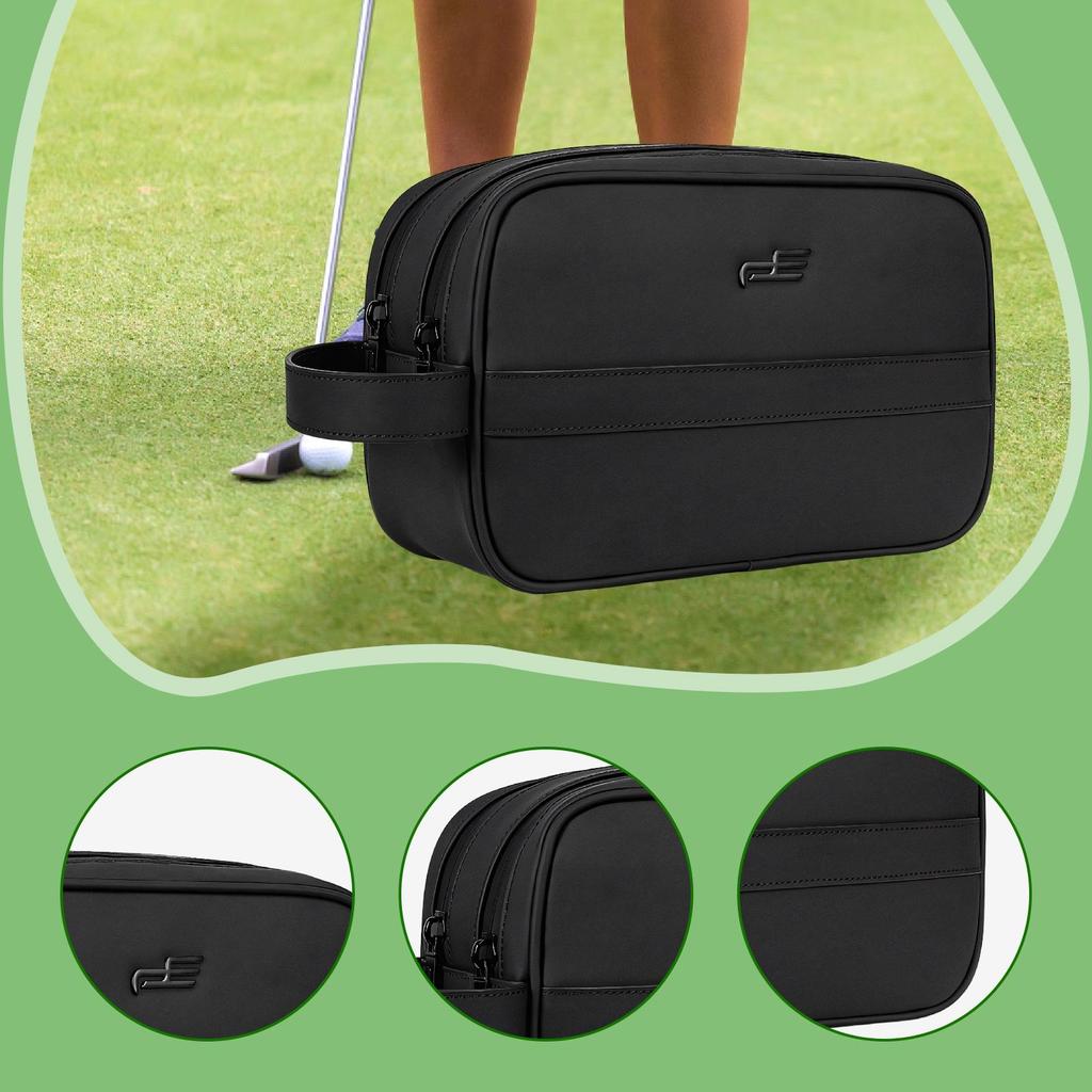 Golfová Kabelka Taška na Golfové Míčky Úložná Taška Cestovní Dárek pro Golfistu se Zipem Jednoduchá Módní Přenosná Taštička pro Hráče Golfistu