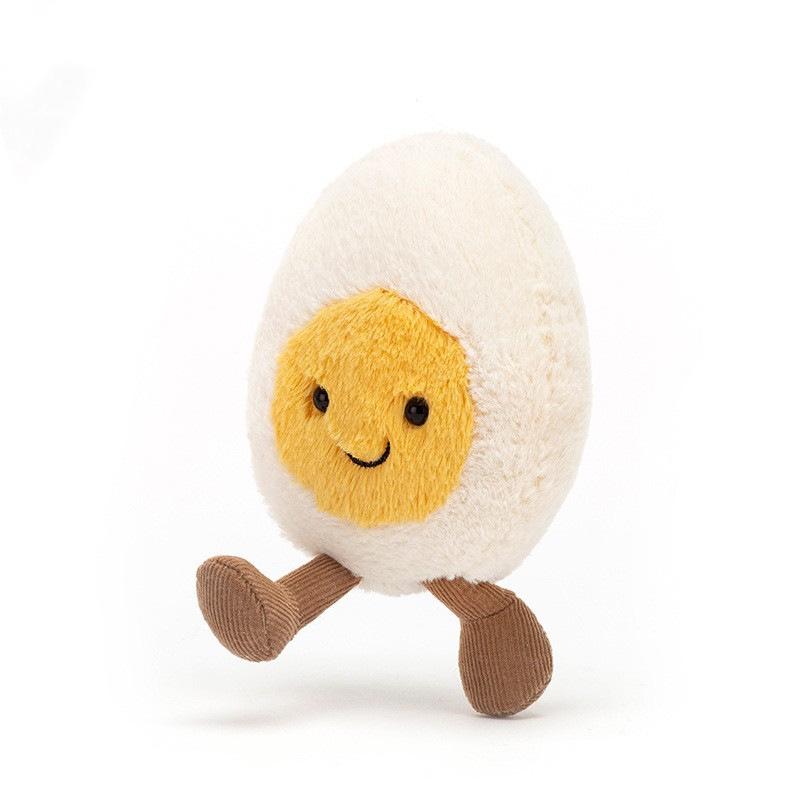 Fun Boiled Egg Foodie Series Plush Toy Soothing Doll Cute Mini Doll Gift