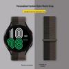 Samsung Huawei Xiaomi Compatible 18-22mm Woven Nylon Solo Loop Velcro Smart Watch Strap