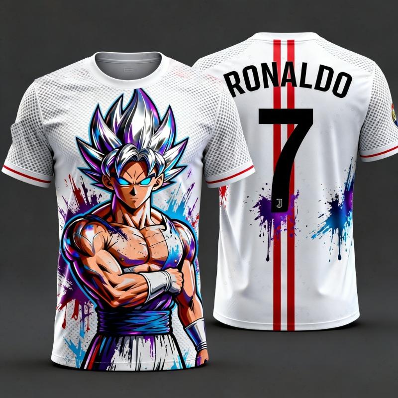2026 New Arrivals Dragon Ball Z Goku Vegeta Special Edition Football Jersey Ronaldo No.7 Football T-shirt Fan Special Jersey top