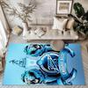 Blue Fc Zenit Saint Petersburg Square Rugs Are a Great Choice for Living Rooms, Bedrooms, Home Décor, and As Gifts.
