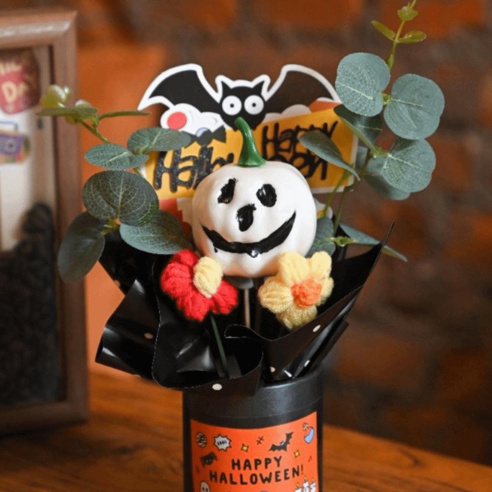 Goth Halloween Gresskardekorasjoner Gresskardesign Kunstige blomsterrekvisitter Festrekvisitter