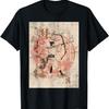 Traditional  Kyudo Archery Art Cherry Blossom Design T-Shirt
