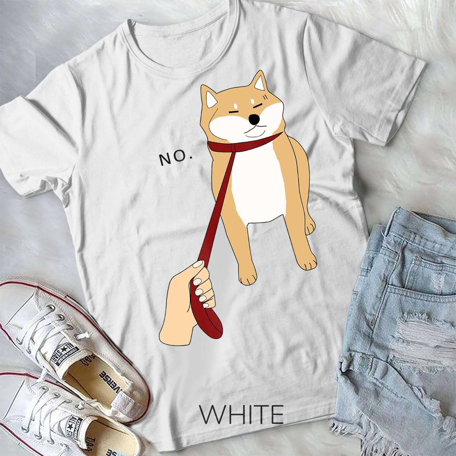 2025 New Cute Shiba Inu Shirt Nope Doge Meme Tshirt Unisex Tshirt Funny Shirt Grunge Streetwear Novelty TShirt Japanese S