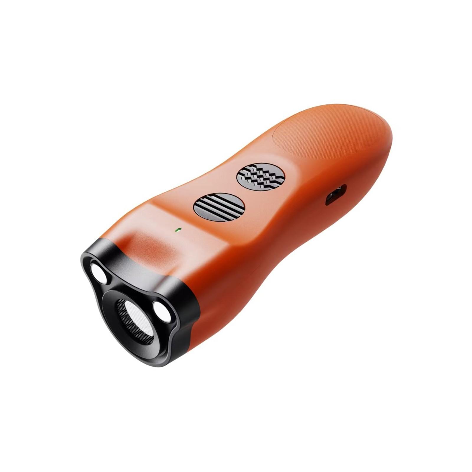 

Модернизированный отпугиватель собак прекращает лаять и отпугивает диких собак стробоскопическим светом + звуком 23-30 кГц (Дальность 50 футов).Безопасный, гуманный и портативный для прогулок/на природе One Size