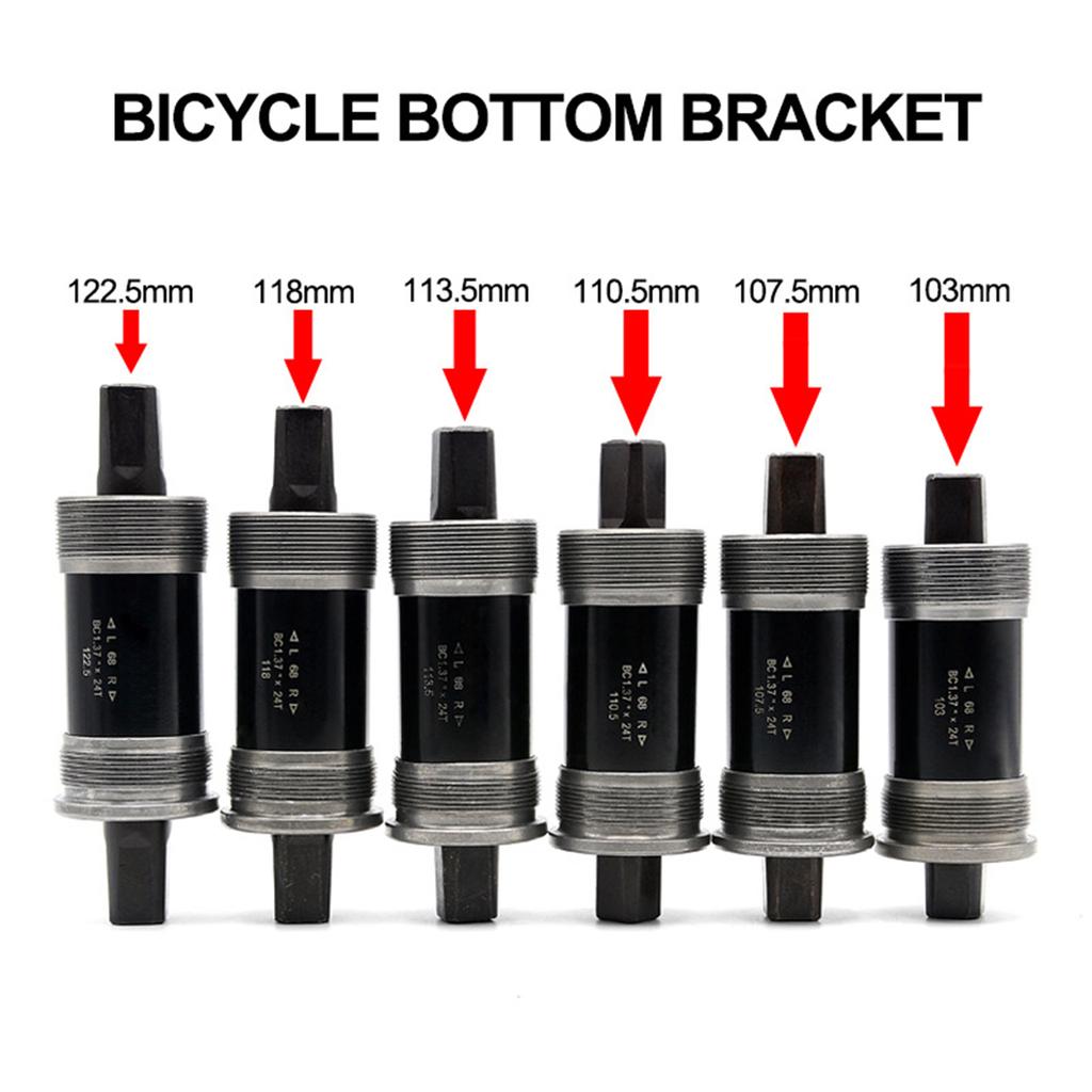 Square Taper Bottom Bracket Replacement Bike Bottom Bracket Square Hole Crank Axis Sealed Bearings Bike Parts Durable