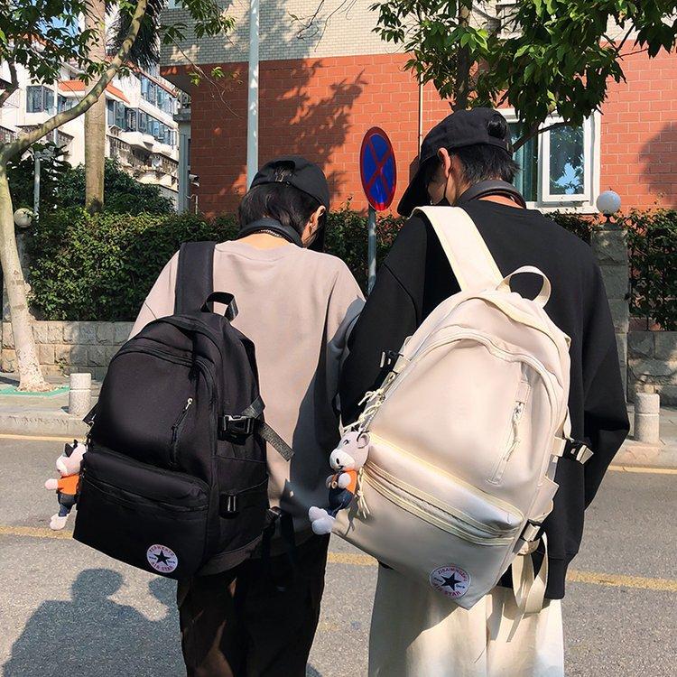 Mochila Escolar Mochila para Estudiante Universitario Hombres y Mujeres Simple Japonesa Versátil Estudiante ins Gran Capacidad Mochila Escolar Universitaria Mochila de Instituto