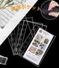 Refill A7 50 sticker backing release 6 PP for for sticker removable sheets, paper, clear, liner, holes, double-sided, 3-layer sheet, double-sided