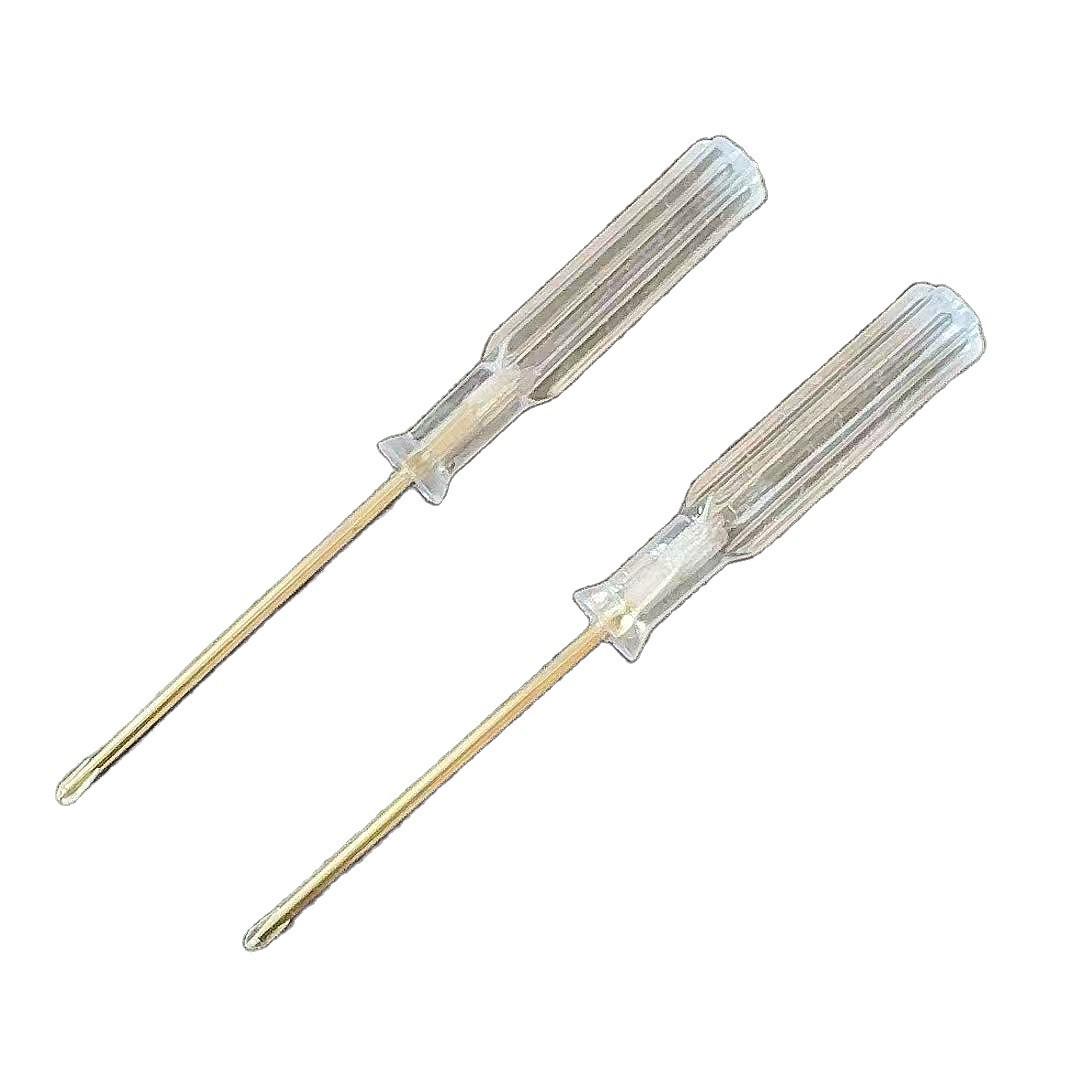 

Crystal Clear Phillips Screwdriver 2.0 - Transparent Handle, Ideal for Repair and Toy Gift.