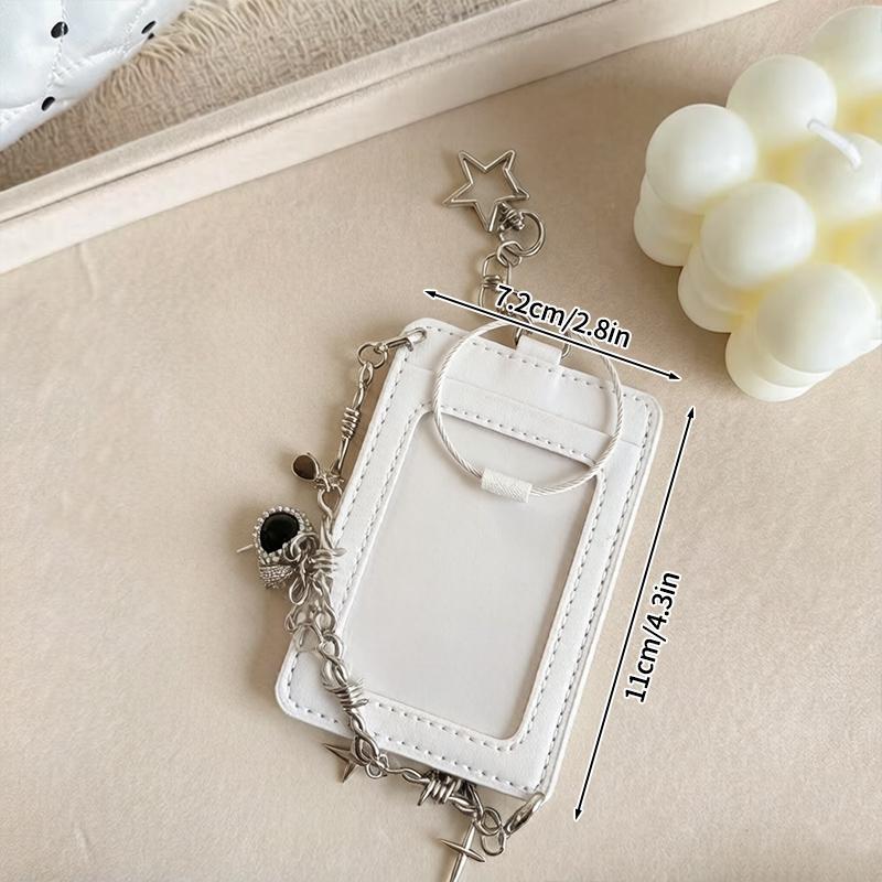 Photo Card Holder Kpop Idol Photo Protector Cover Vreative Keychain Photocard Binder Bag Pendant Blinders Photocard