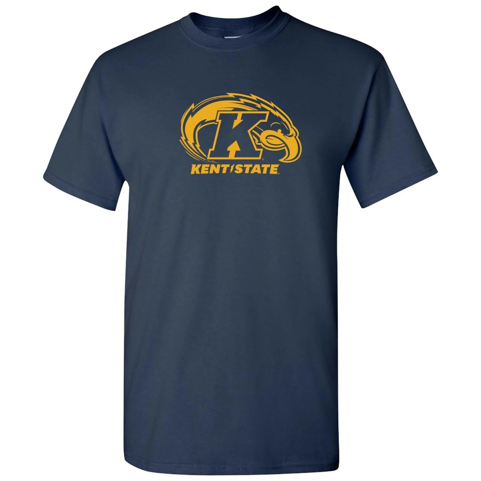 Kent State Golden Flashes Primary Logo T-Shirt - Navy 4XL