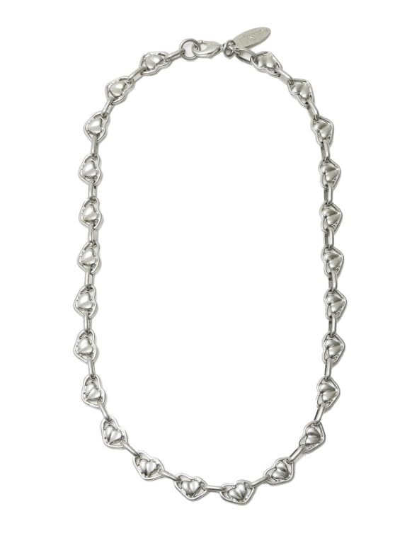 

[Milkfed] Heart Chain Necklace 103253054005 Silver One Size