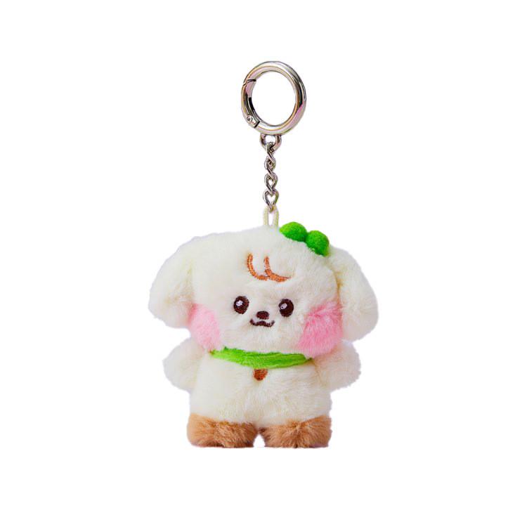 Adorable Korean Plush Mini Doll Keychain Soft Pp Cotton Cute Cartoon Charms Gift