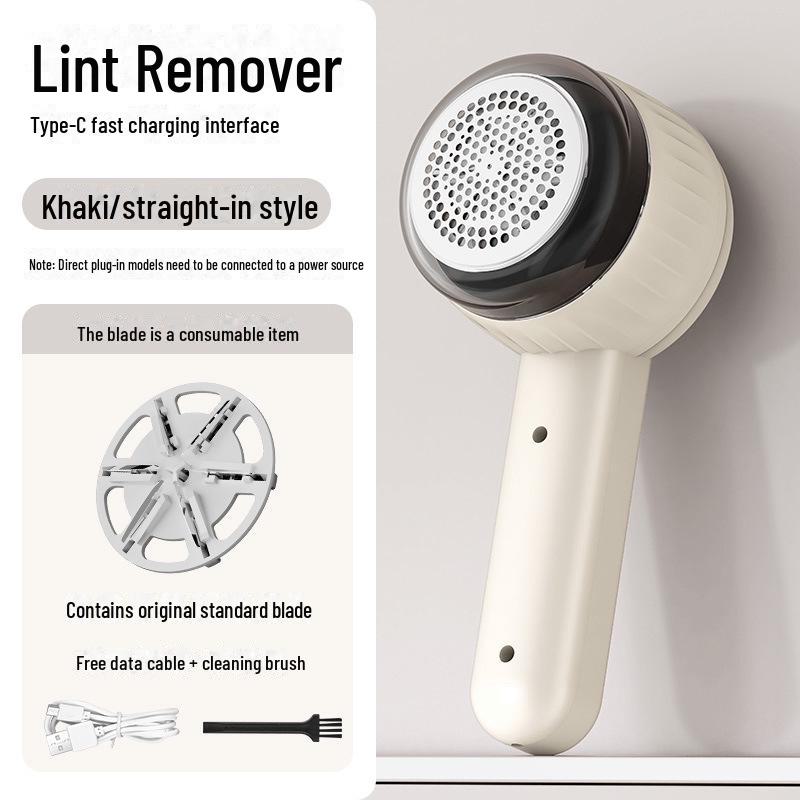 Rechargeable Electric Fabric Shaver with 6-Blade Head