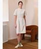 LECOQ Women'S Stretch Taslan Loose Fit Long Dress - Beige Qr222Lop41