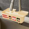 Dry-Wet Faucet Drain Rack Cartoon Drain Storage Box Anti Mold Faucet Storage Rack  Home Use
