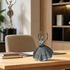 3D Printed Ballet Dancer Figurine Expanded Spinning Ballerina Statue Stress Relief Dancing Girl Fidget Toy Sculpture Ornament Decor