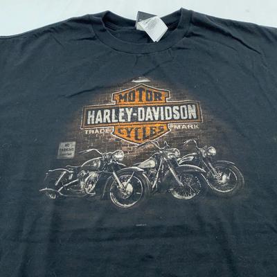 Maglietta vintage HARLEY DAVIDSON MOTORCYCLE PATASKALA OHIO XL da motociclista