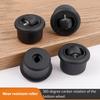 10pcs 360 Degree Rotation Furniture Casters with Not  Slip Base Universal Rotates  Casters for Smooth & Quiet  Mobility