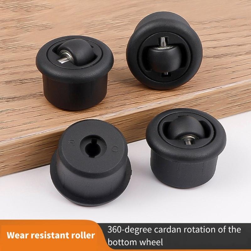 10pcs 360 Degree Rotation Furniture Casters with Not  Slip Base Universal Rotates  Casters for Smooth & Quiet  Mobility