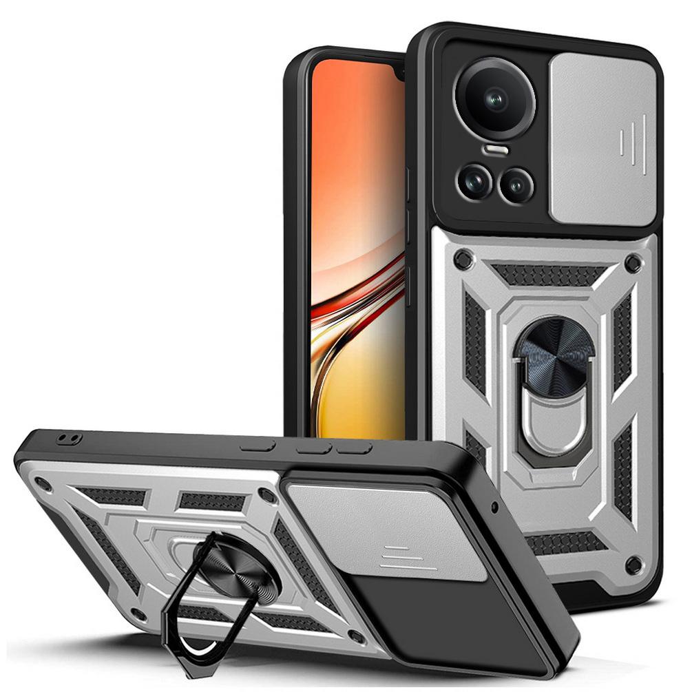 Ochranné pouzdro na fotoaparát pro Reno 10 Pro Reno 8T 8 Pro + 7 Pro 7Z 6 6Z 5 Reno 4 Lite OPPO Find X5 Lite X3 Armor Hybrid Ring Cover