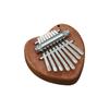 8-Note Mini Kalimba Thumb Piano for Kids - Solid Wood & Crystal Design
